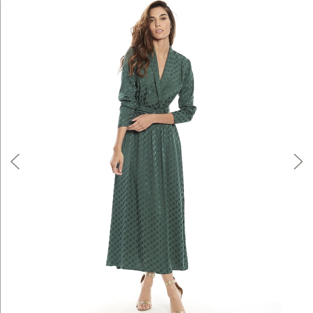 Elegant Green Maxi Dress